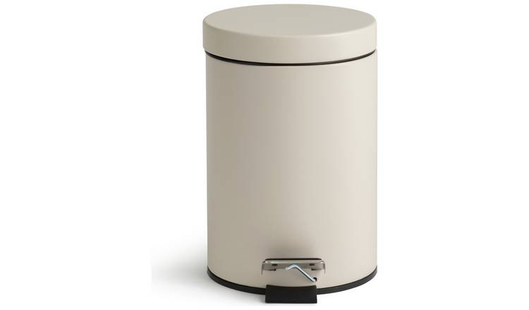 Habitat 3Litre Pedal Bin - Cream