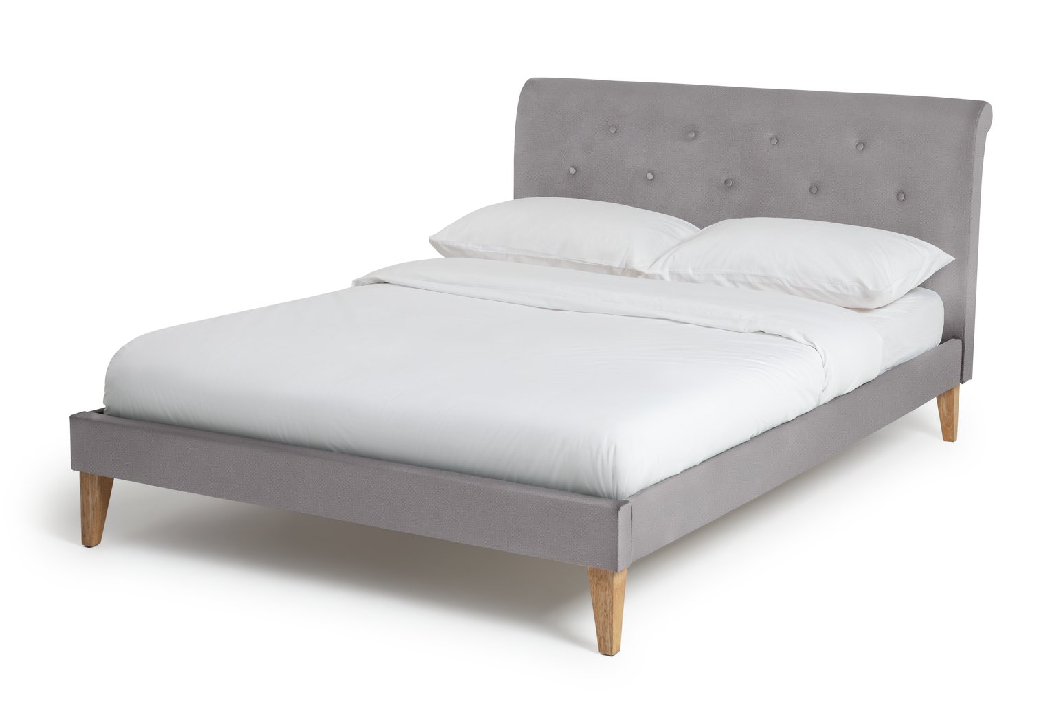 Habitat Anders Kingsize Fabric Bed Frame - Grey