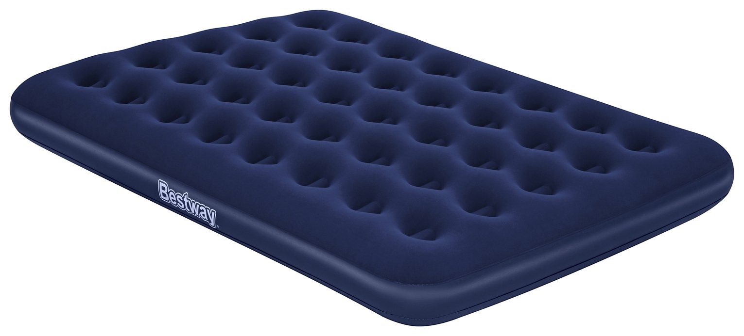 Bestway Flocked Double Airbed- Mains Pump