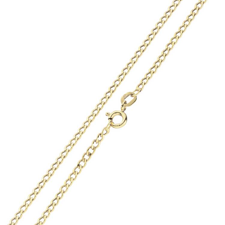 Revere 9ct Yellow Gold Curb 18 Inch Chain 0