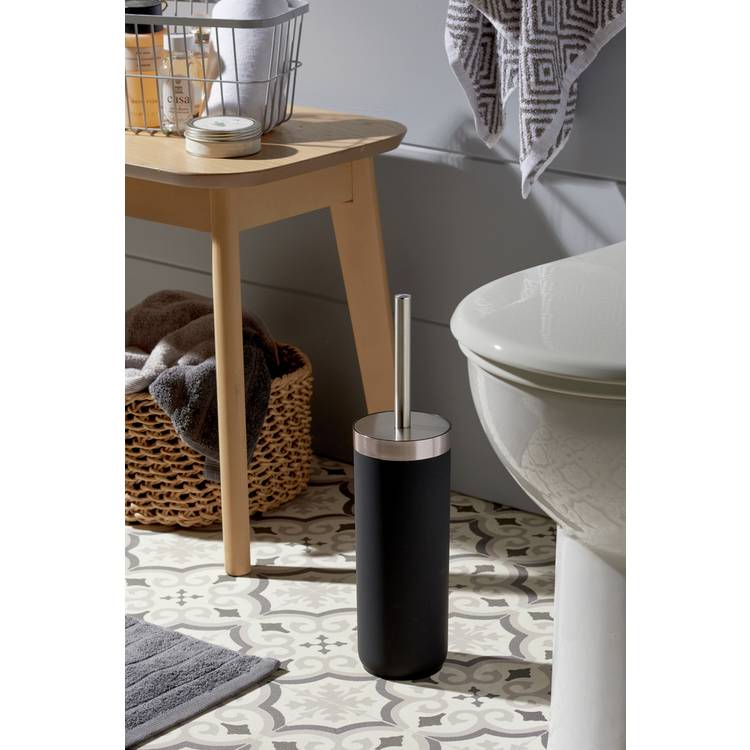 Habitat Toilet Brush - Black and Silver 0