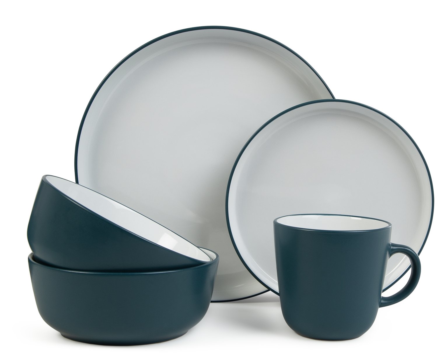 Habitat 16 Piece Stoneware Dinner Set