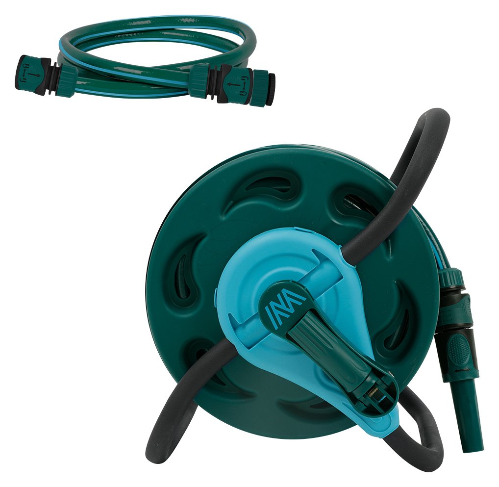 McGregor 25m Compact Hose Reel with Accessories