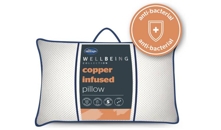 Buy Silentnight Wellbeing Copper Infused Rejuvenating Pillow Argos