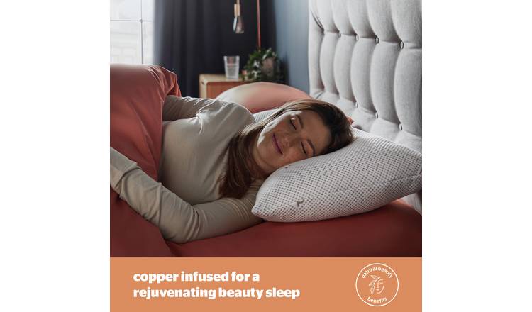 Buy Silentnight Wellbeing Copper Infused Rejuvenating Pillow | Pillows |  Habitat