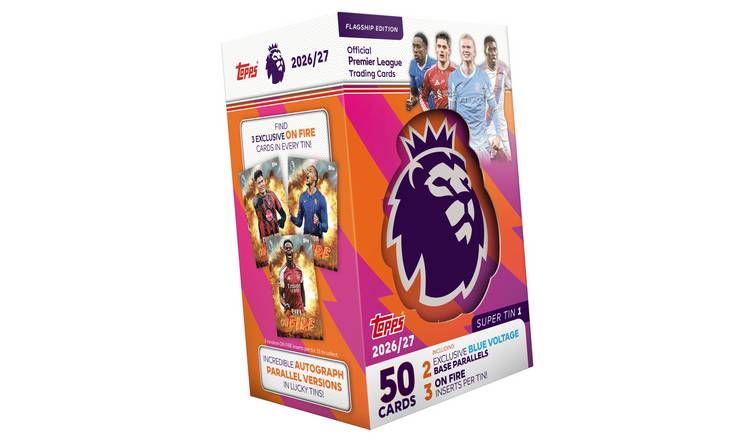 Topps Flagship Premier League 2026-27 Super Tin Trading Cards
