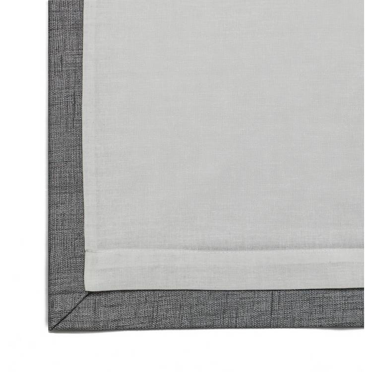 Habitat Plain Header Eyelet Curtains - Charcoal 0