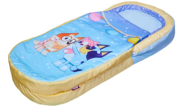 children's blow up bed with sleeping bag