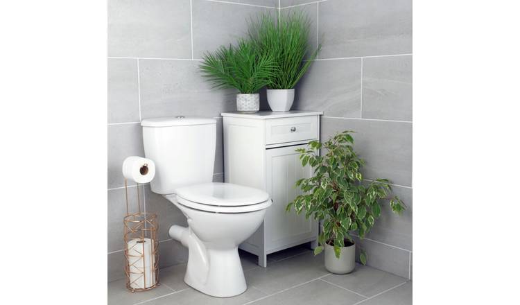 Beldray Antibac Plastic Soft Close Toilet Seat - White