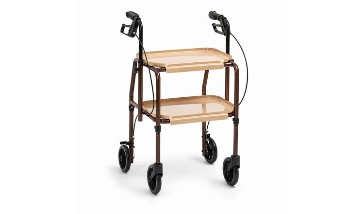 Drive Medical Adjustable Walking Trolley with Attendant Brakes