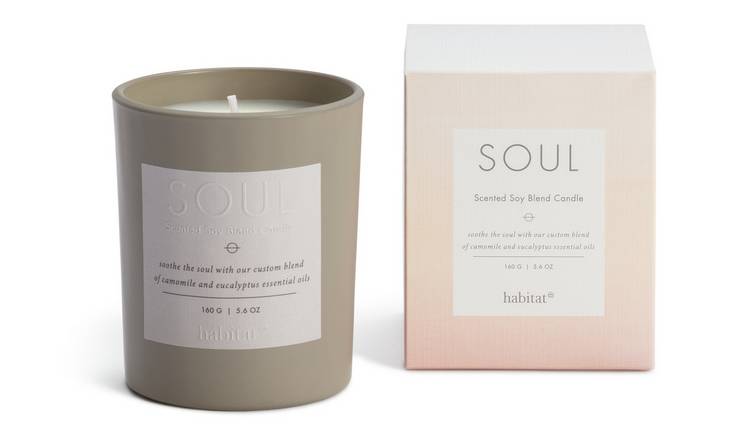 Habitat Soul Medium Boxed Candle - Camomile & Eucalyptus