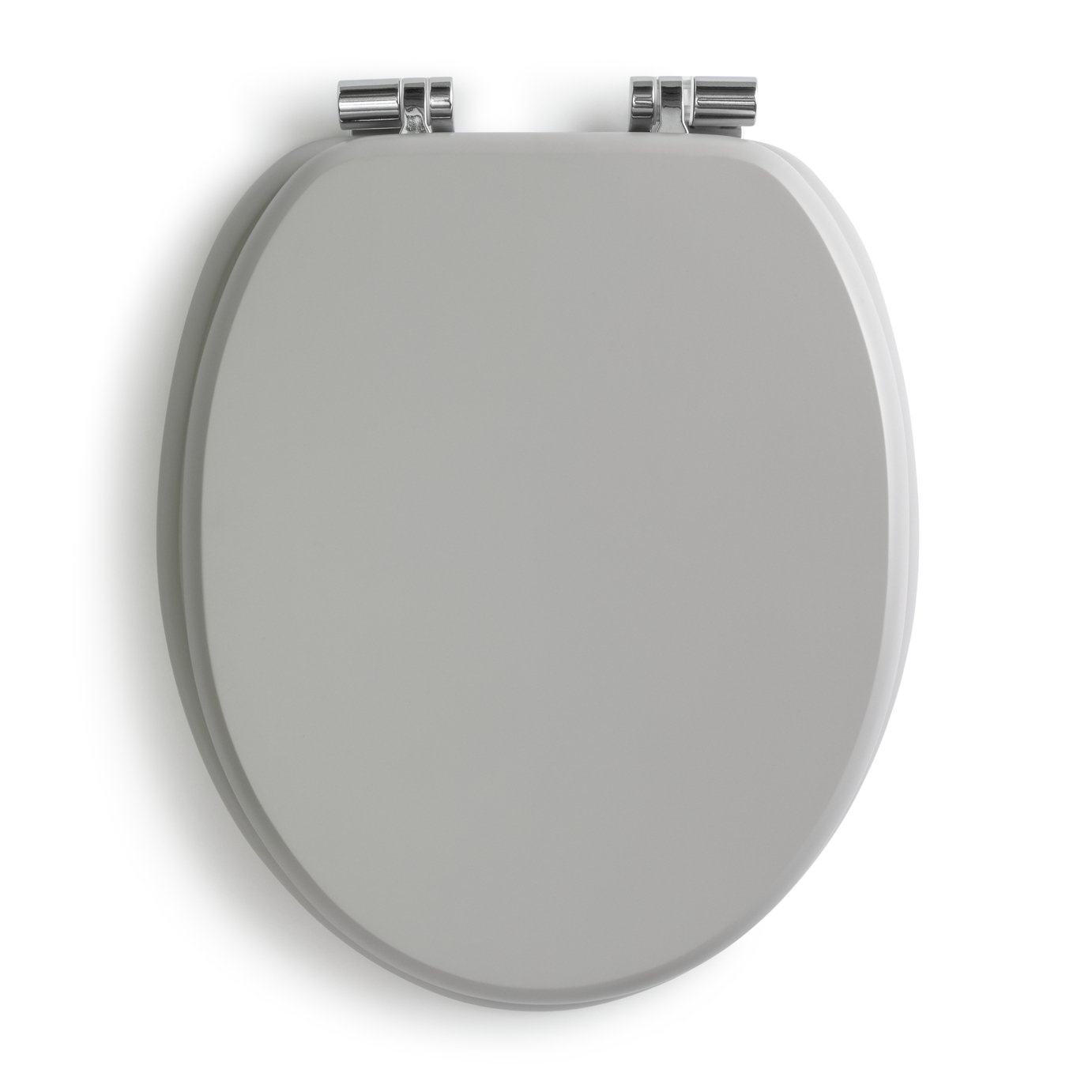 Argos Wood Slow Close Pine Toilet Seat -  Grey