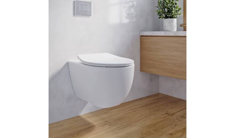 Bemis Click and Clean Toilet Seat - White