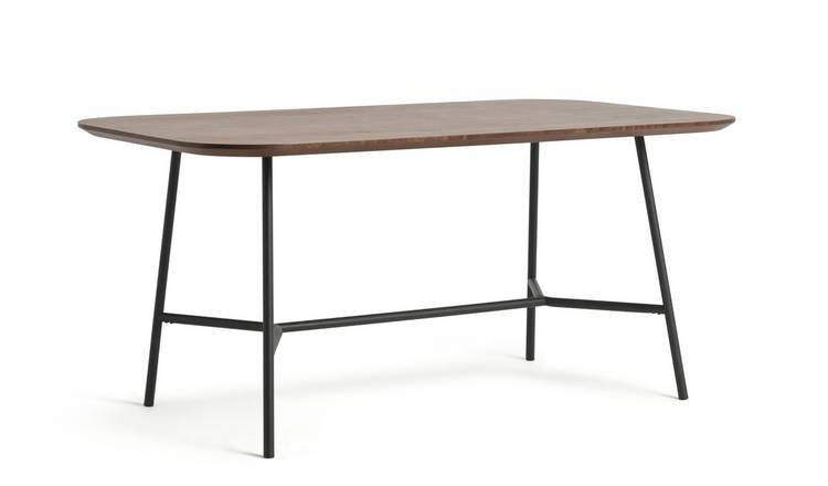 Buy Habitat Huntington Wood 4 Seater Dining Table - Walnut | Dining Tables  | Habitat