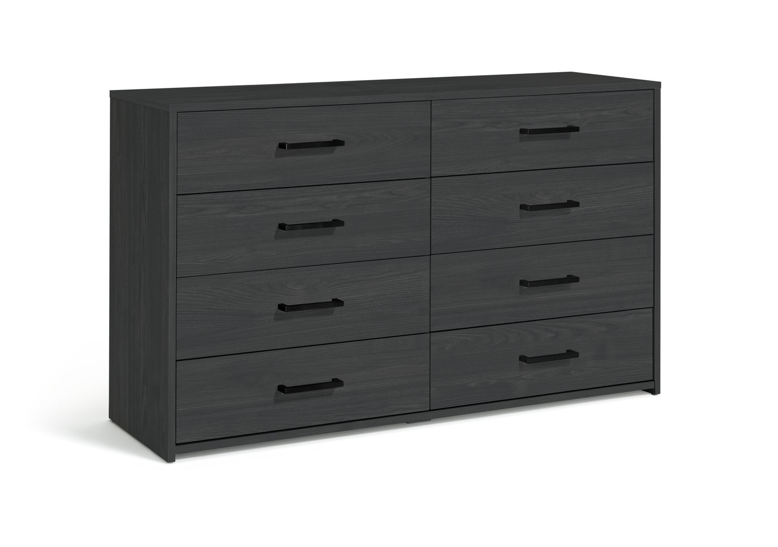 Argos Home Oslo 4   4 Drawer Chest - Black Oak Effect