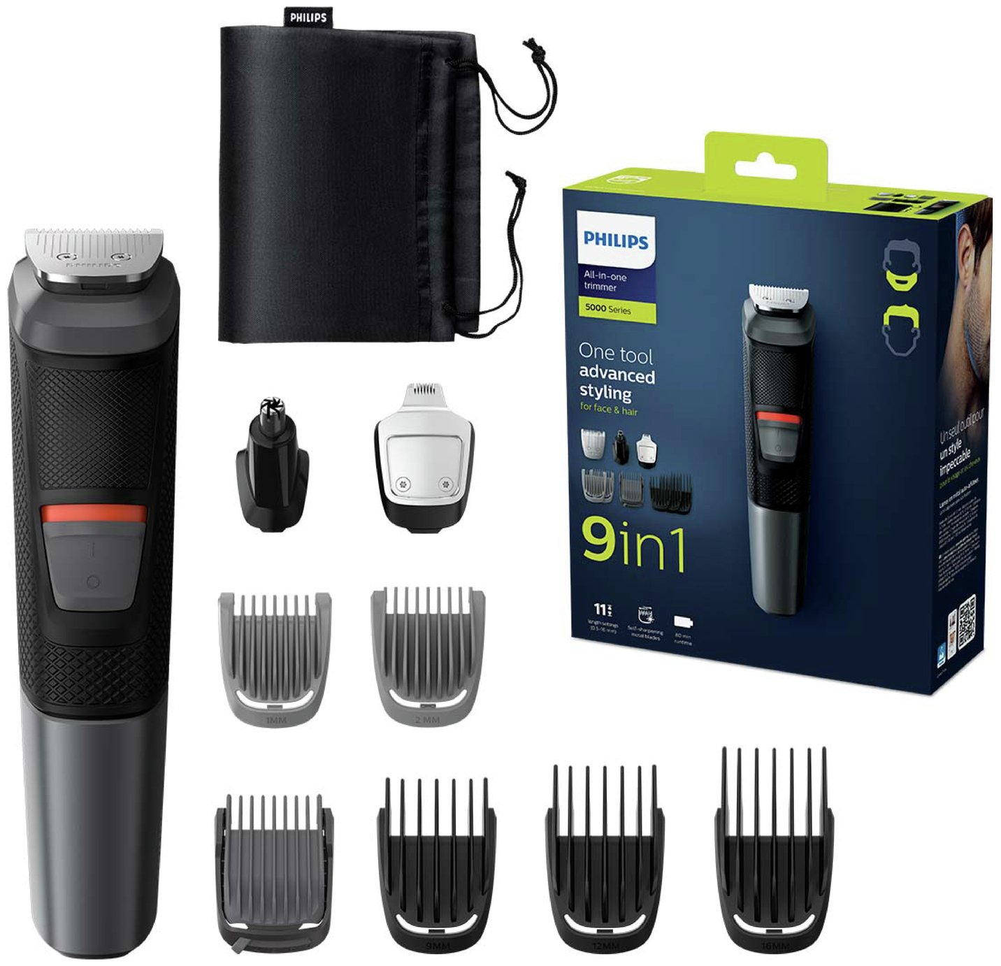 Philips 9-in-1 Beard Trimmer and Hair Clipper MG5720/13