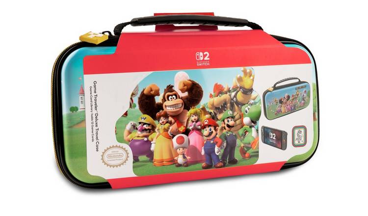 Nacon Super Mario Game Traveller Deluxe Travel Case For Nintendo Switch 2 