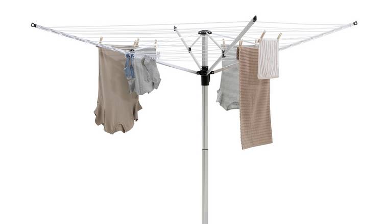 Argos Home Telescopic 50m 4 Arms Rotary Airer