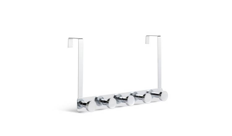 Buy Argos Home Over Door Pack of 5 Round Hooks Chrome