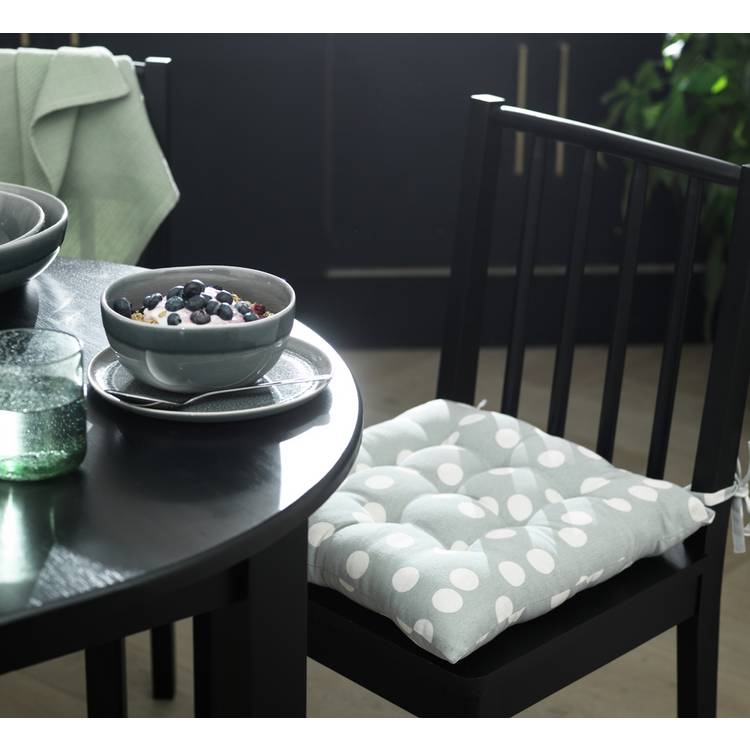 Habitat Spot Pack of 2 Seat Cushion - Grey and White 0