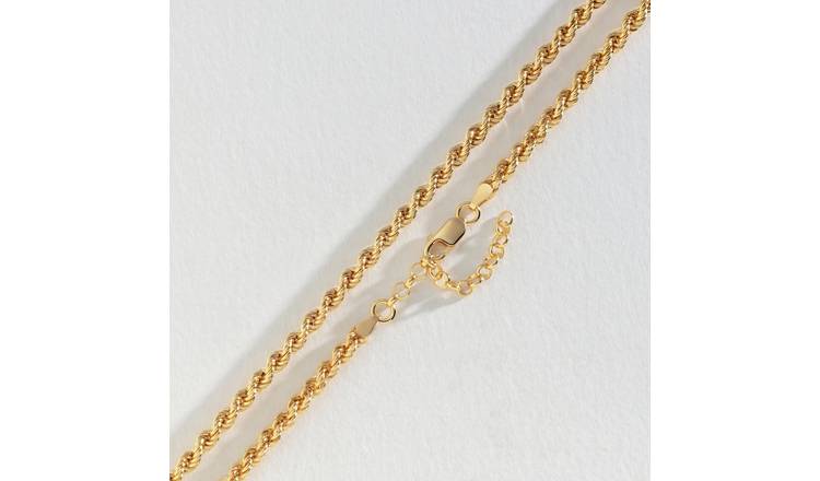 Gold curb chain argos sale