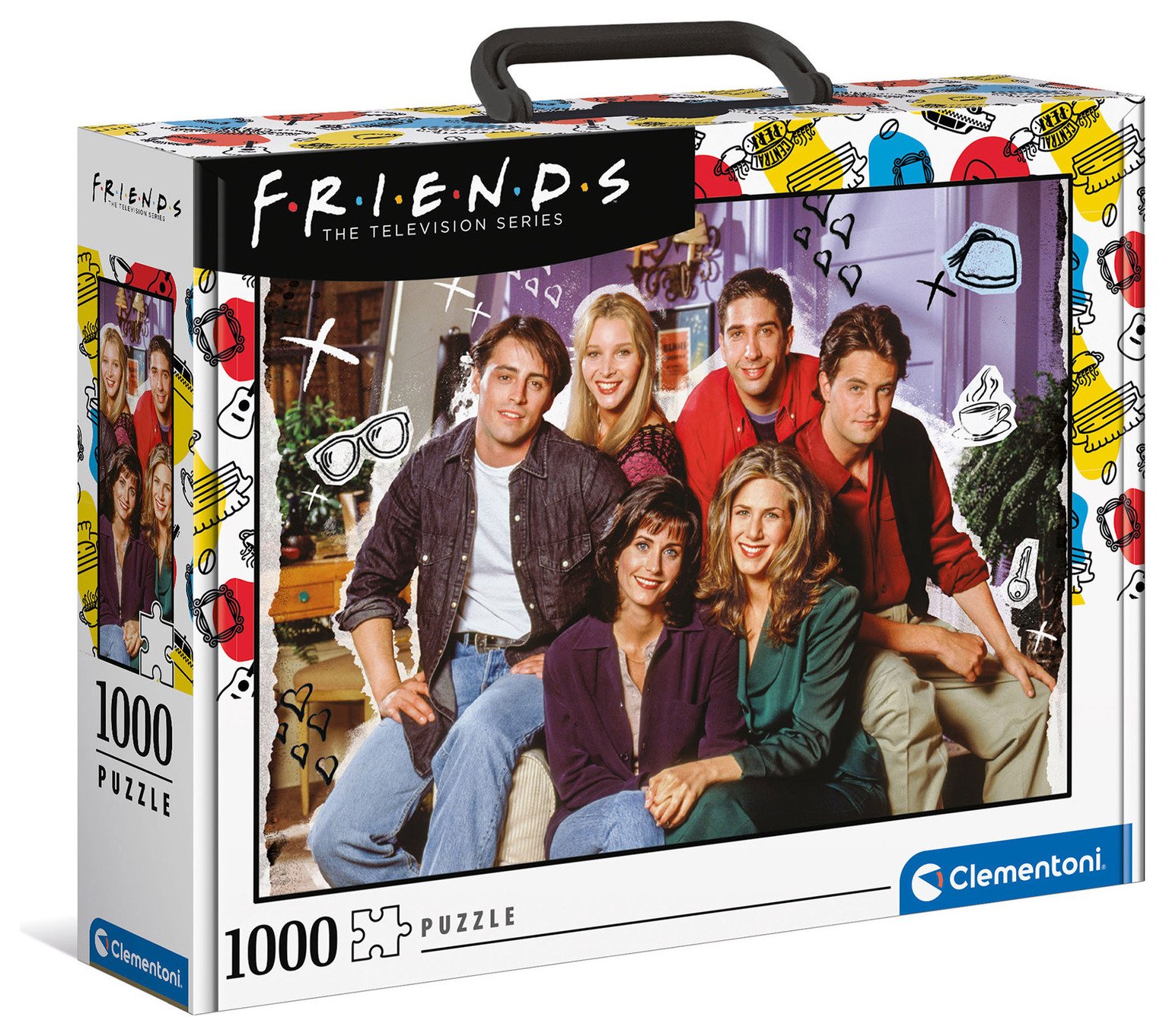 Clementoni Friends Brief Case 1000 Piece Jigsaw Puzzle