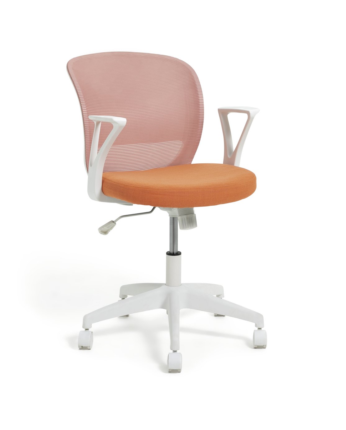 Habitat Beck Mesh Office Chair - Pink & Orange