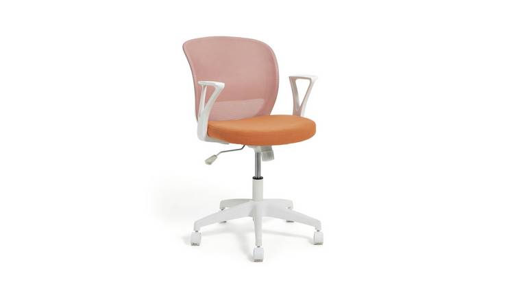 Buy Habitat Beck Mesh Office Chair Pink Orange Argos