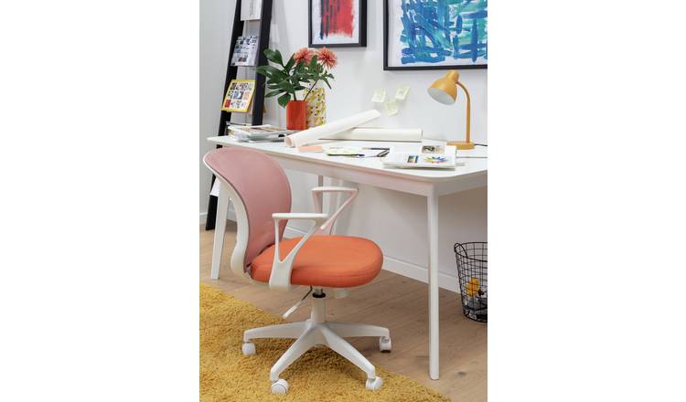 Argos pink best sale swivel chair