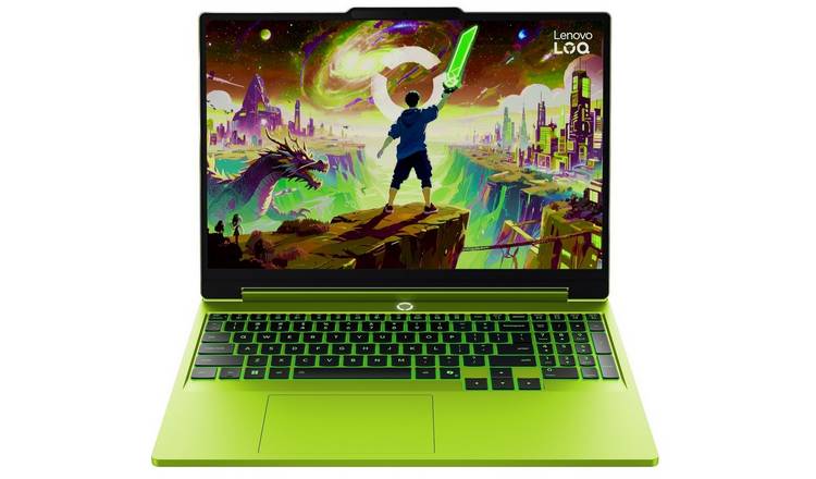 Lenovo LOQ 15.6 R7 16GB 512GB RTX 5050 Gaming Laptop - Green