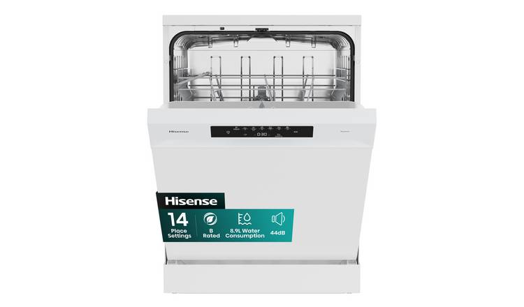 Hisense HS642B90W Full Size Dishwasher - White