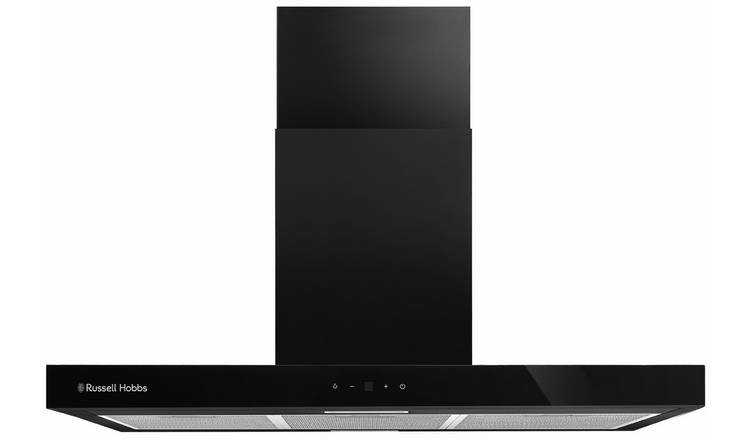 Russell Hobbs RHICH904B 90cm Island Cooker Hood - Black