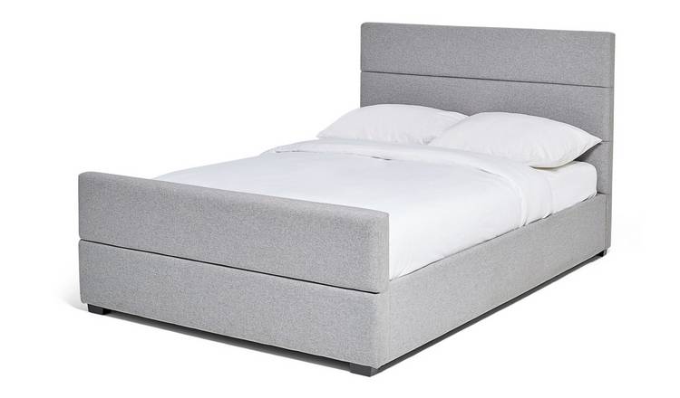 Argos Home Costa Fabric Superking Ottoman Bed Frame - Grey