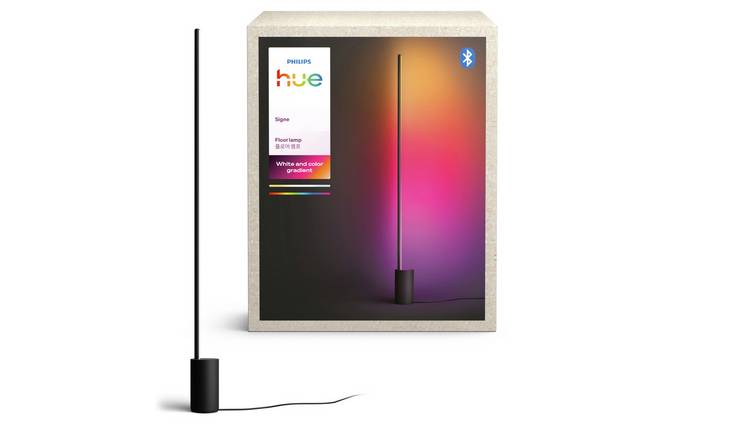 Philips hue Metal LED Floor Lamp - Black