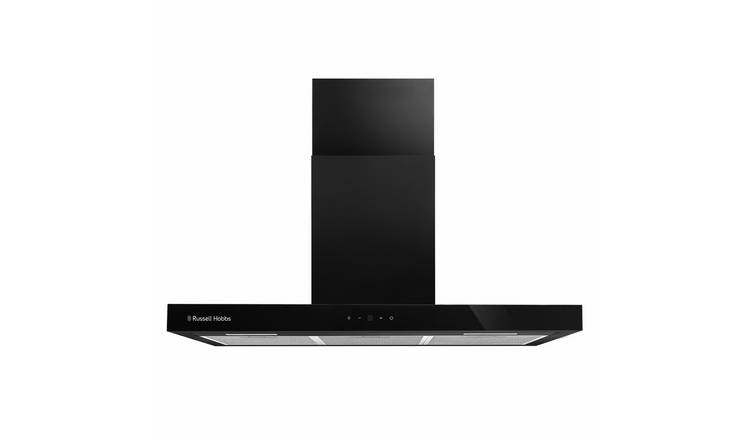 Russell Hobbs RHGCH903B 90cm Chimney Cooker Hood - Black