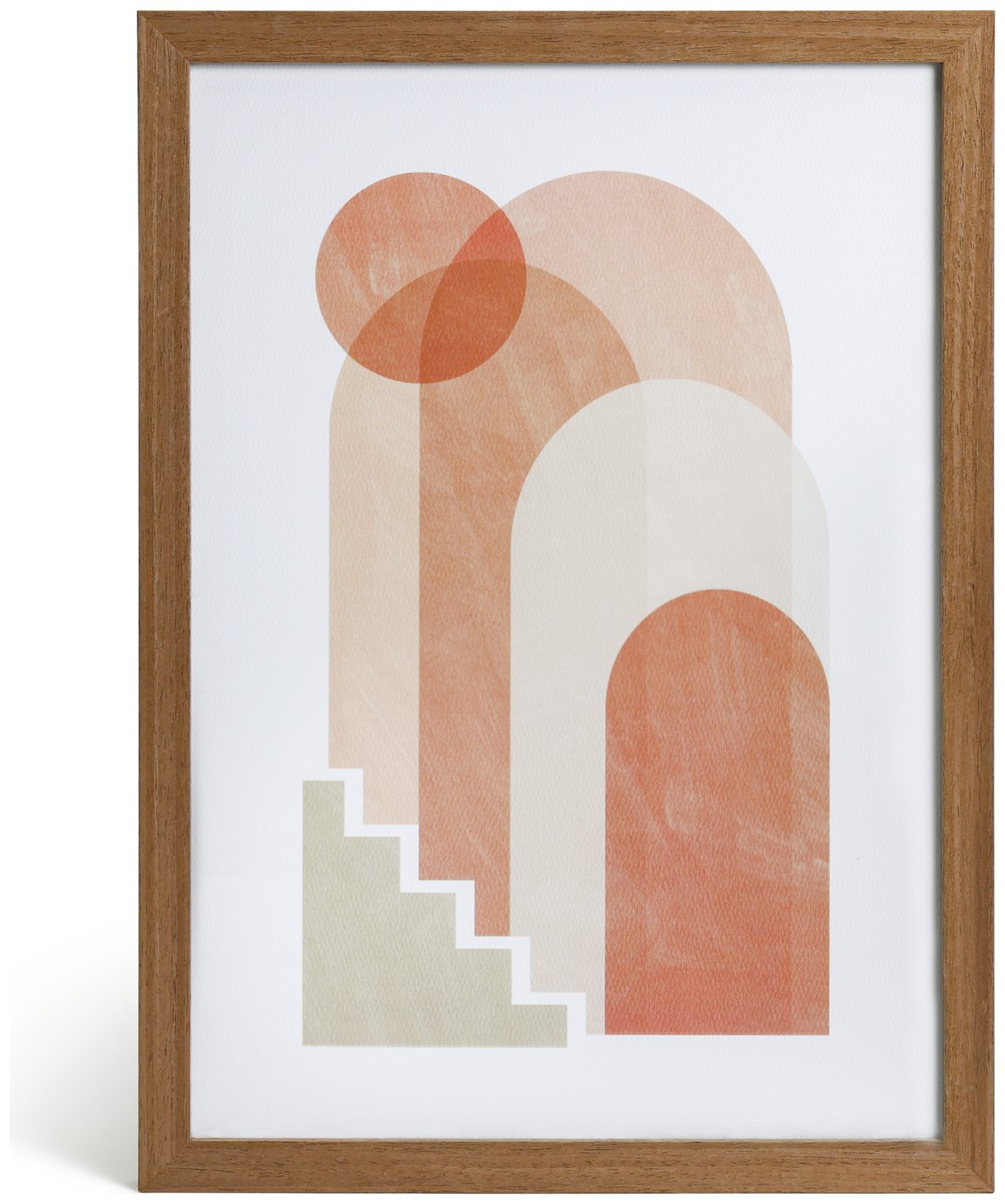 Habitat Layered Print Framed Wall Art - A3