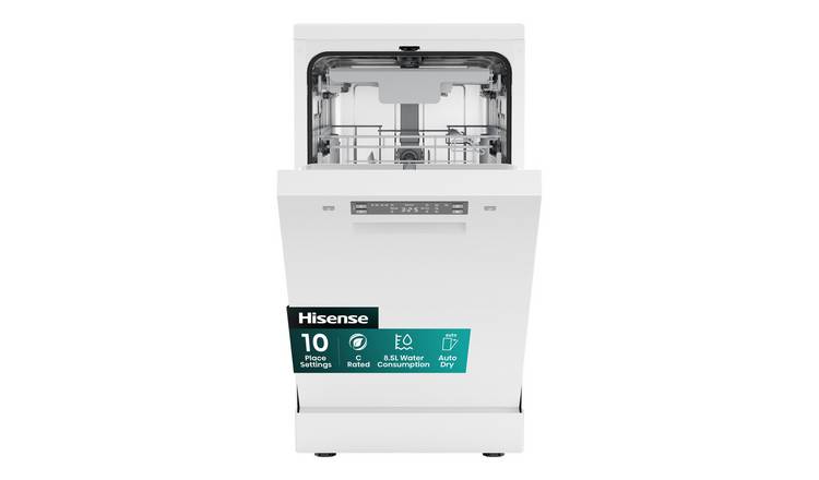 Hisense HS523C15WUK Slimline Dishwasher - White