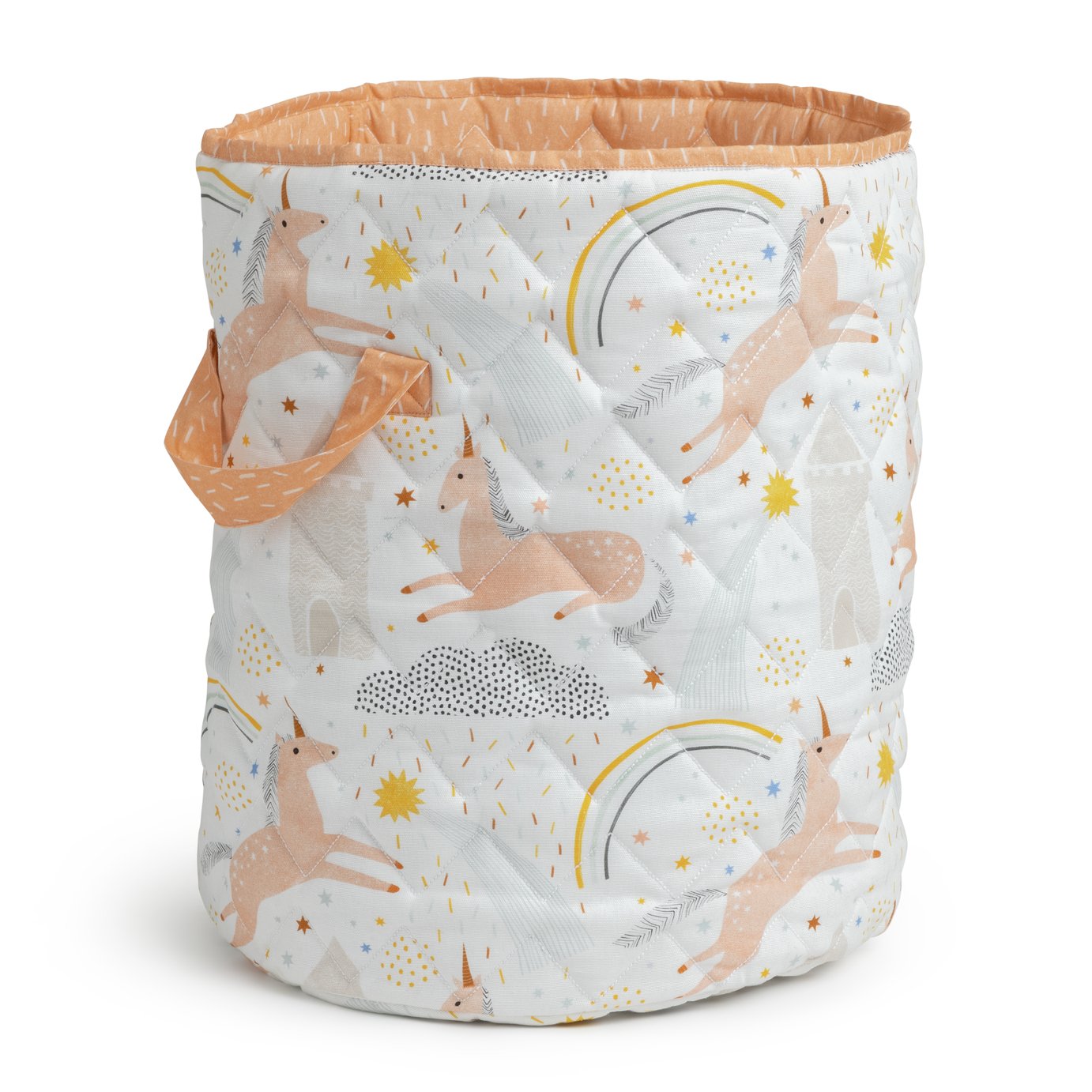 Habitat Unicorn Quilted Kids Laundry Basket