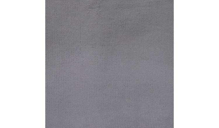 Habitat Fleece Filled Sheet Grey Single