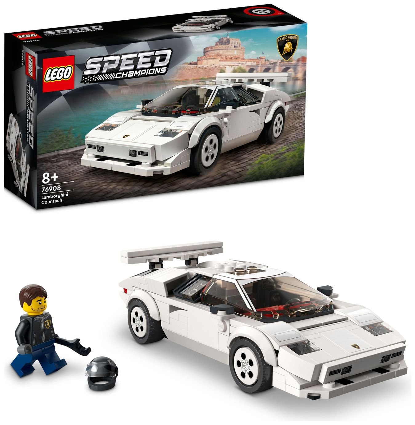 LEGO Speed Champions Lamborghini Countach Race Car Set 76908
