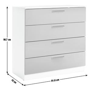 White gloss drawers argos deals