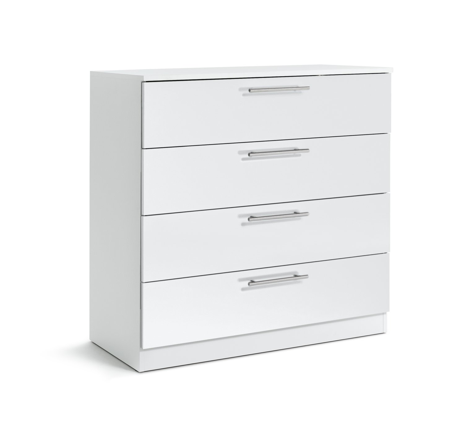 Habitat Munich 4 Drawer Chest - White Gloss