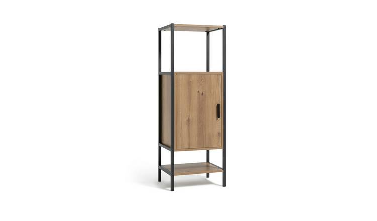 Habitat Loft Living 1 Door Cabinet - Oak