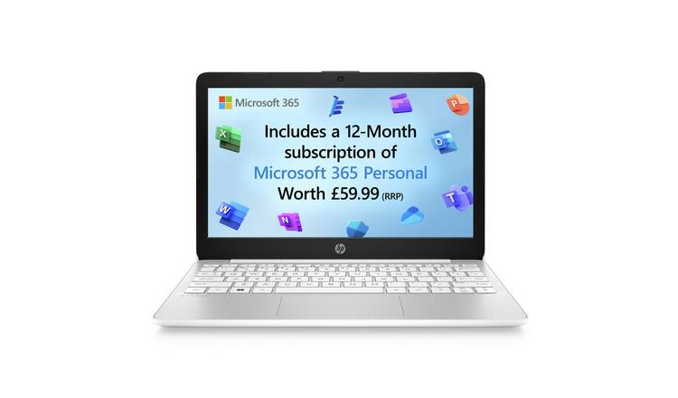 Buy HP 11-ak0027na 11.6in Celeron 4GB 64GB Cloudbook | Laptops | Argos