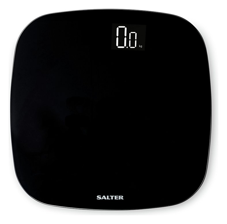 Salter Eco USB Rechargeable Digital Bathroom Scales - Black