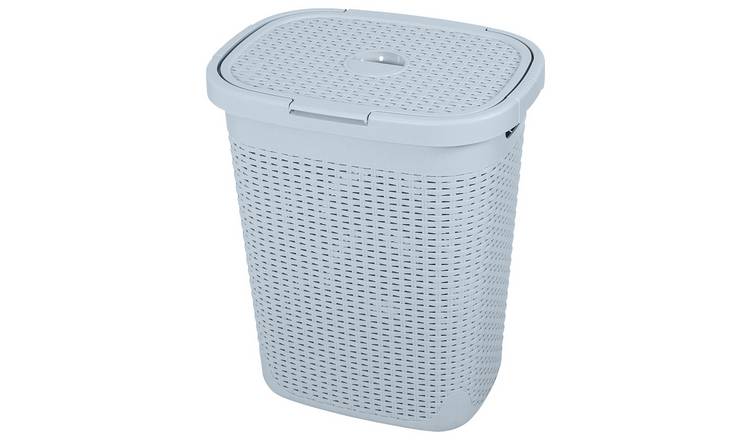 Buy Addis Rattan 50 Litre Laundry Basket - Grey