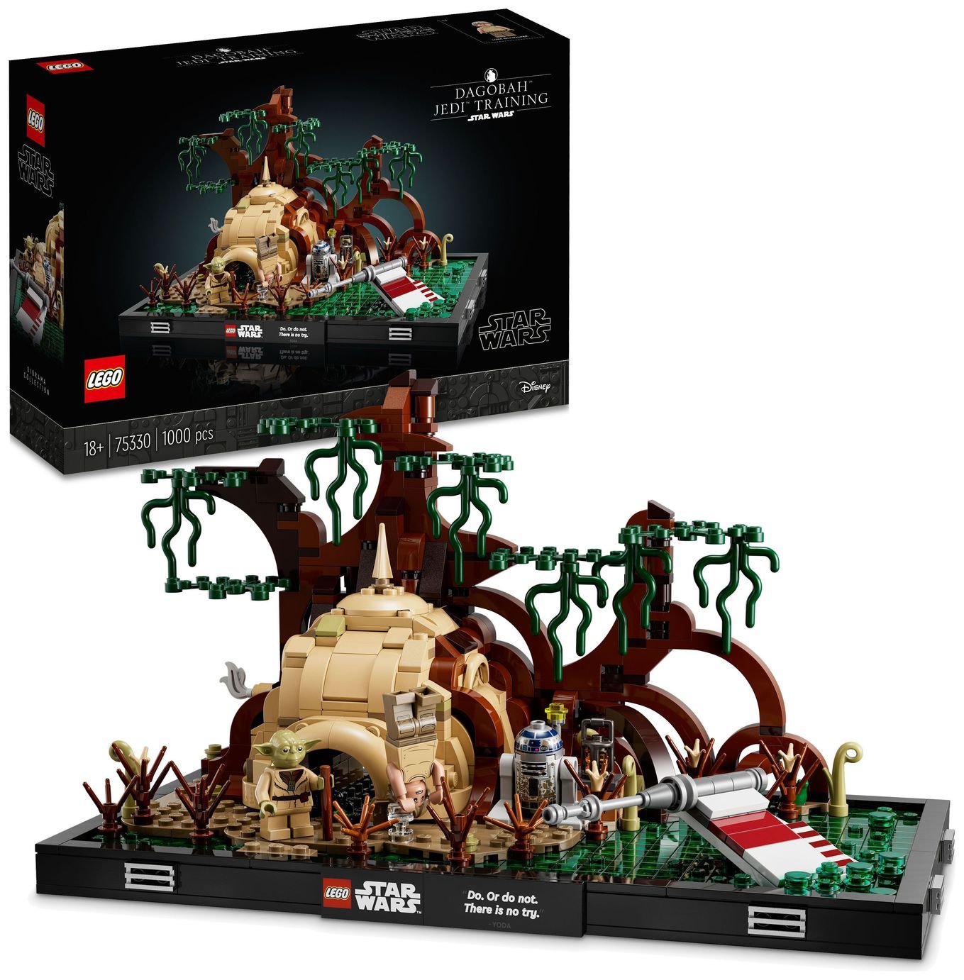 LEGO Star Wars Dagobah Jedi Training Diorama Yoda Set 75330 review