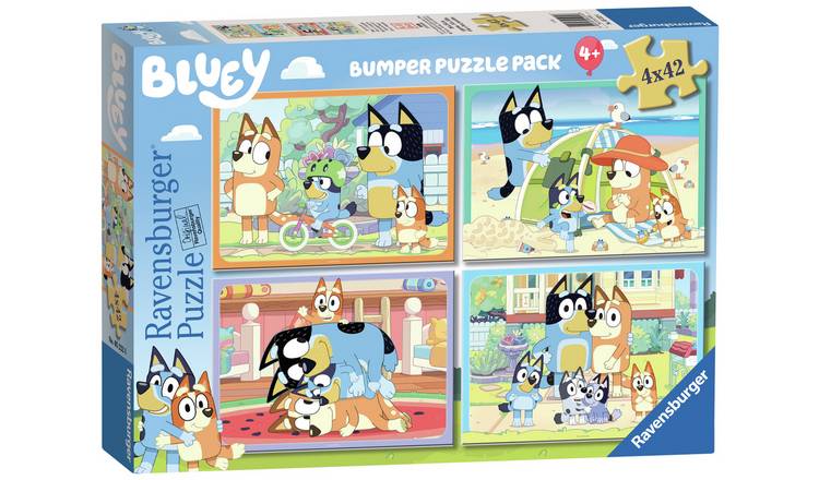 Ravensburger, Bluey, 4 x 42 pièces, Bumper Pack,…