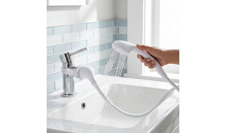 Presion Mono Secura Tap Spray Attachment - White