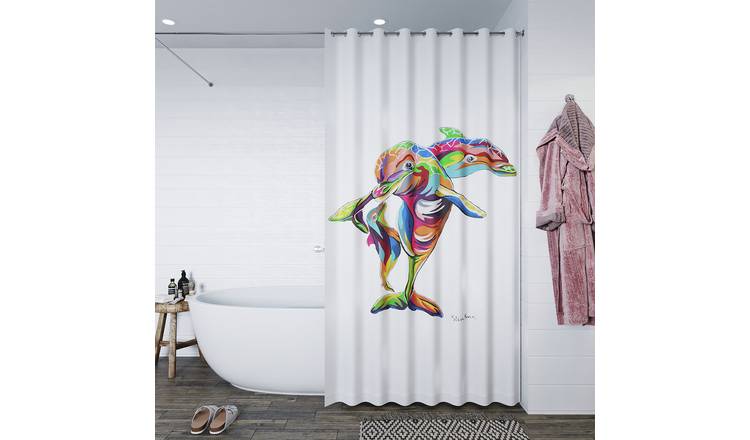 Steven Brown Hannah McWave Shower Curtain